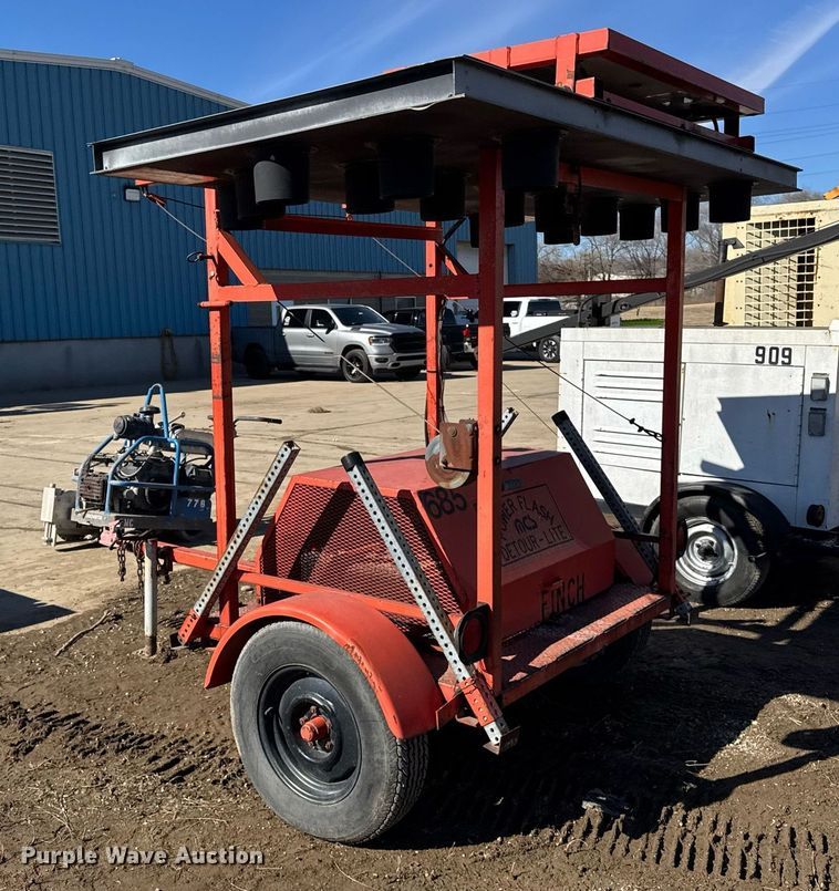 image for item DU3319 MCS Power Flash Lite arrow board trailer