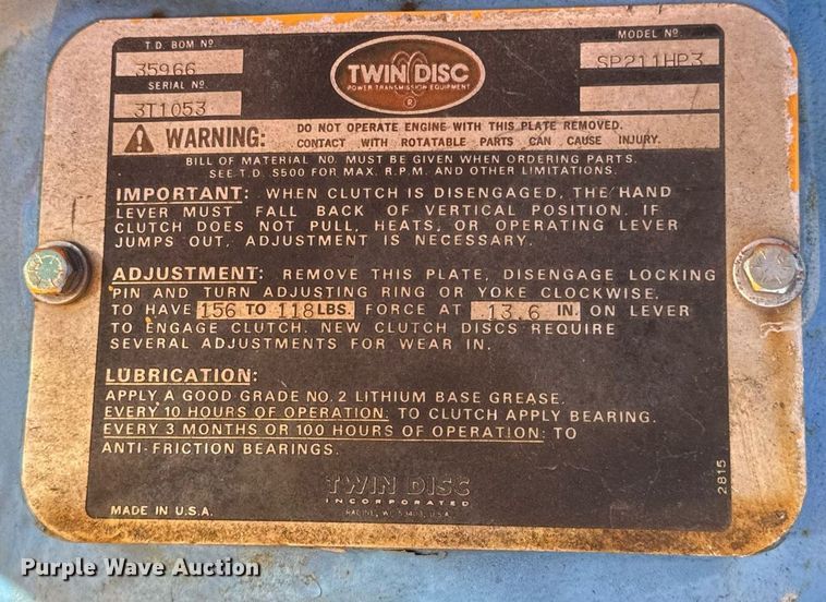 image for item DU3322 1990 Bandit wood chipper