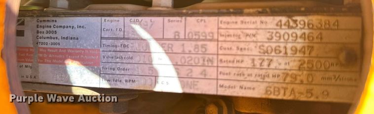 image for item DU3322 1990 Bandit wood chipper