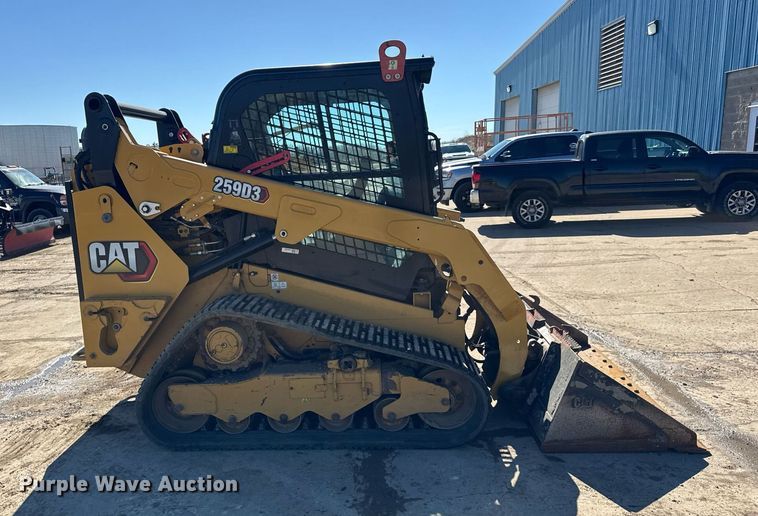 image for item DU3323 2022 Caterpillar 259D3 tracked skid steer loader