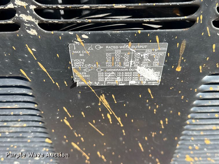 image for item DU3330 Miller Bobcat 250 welder