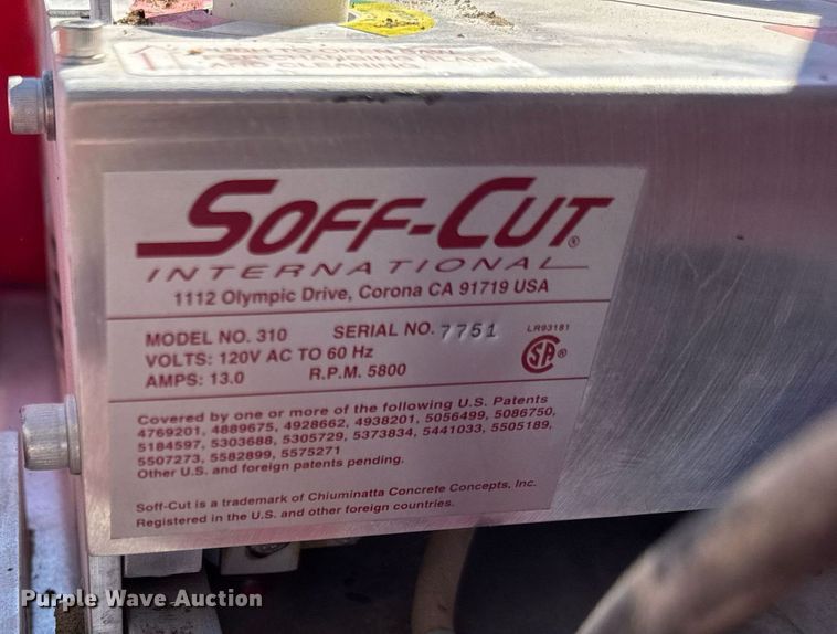 image for item DU3333 Soff-Cut 310 concrete saw