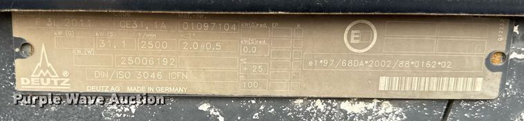 image for item DU3348 2006 Vermeer LM42 trencher