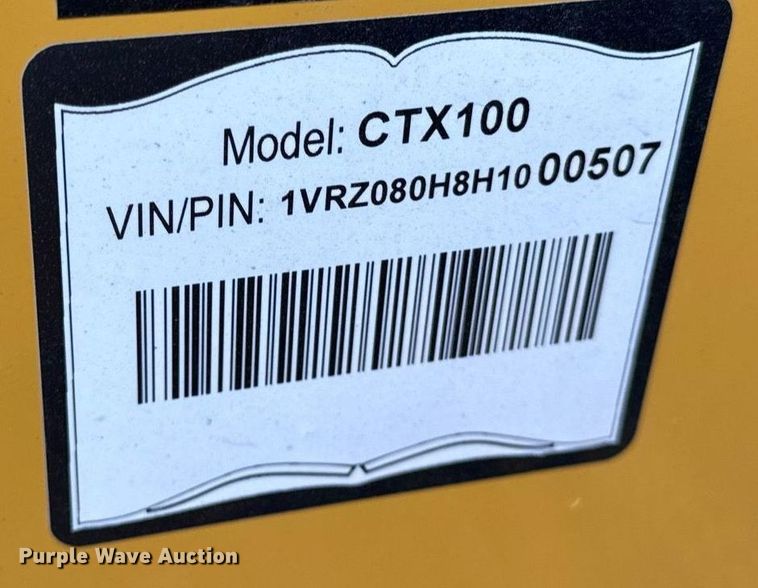 image for item DU3350 2017 Vermeer CTX100 compact utility loader