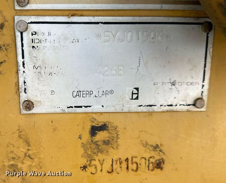 image for item DV0594 1994 Caterpillar 426B backhoe