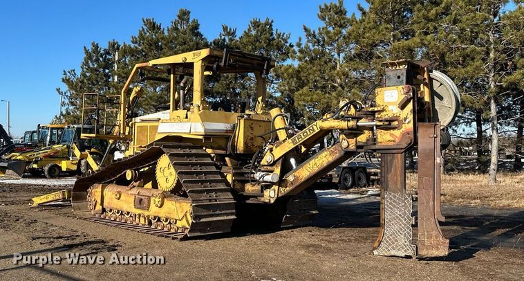 image for item DV0611 1987 Caterpillar  D6H LGP cable plow