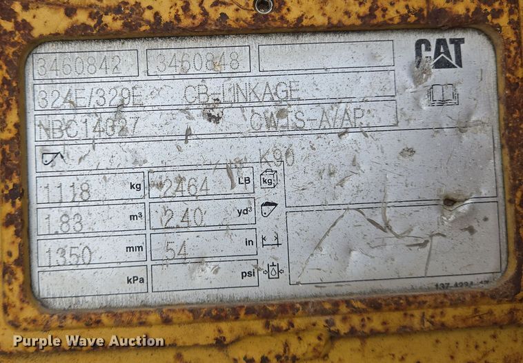 image for item DV1280 2016 Caterpillar 330F L excavator