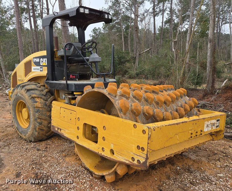 image for item DV1286 2016 Caterpillar CP56B single drum vibratory roller