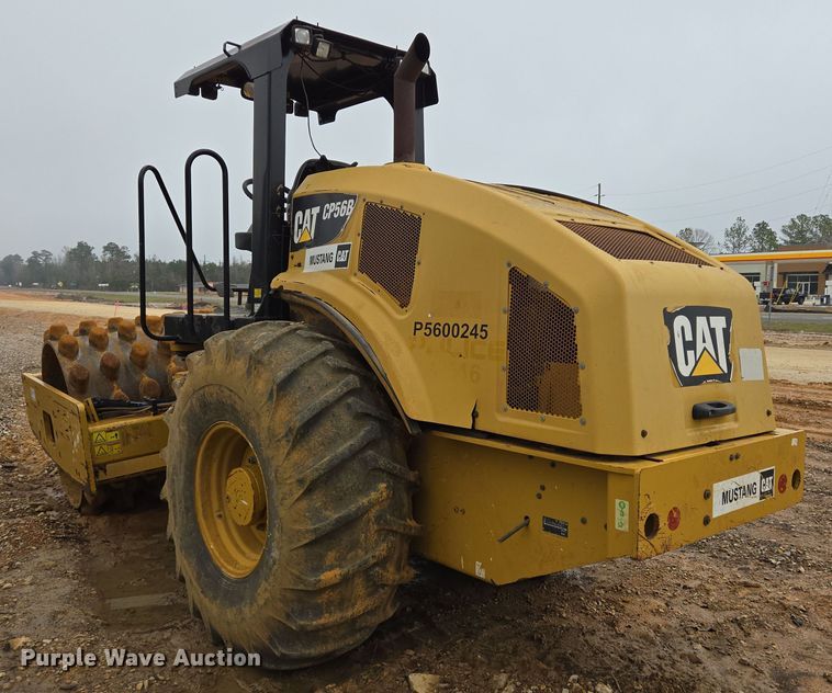 image for item DV1286 2016 Caterpillar CP56B single drum vibratory roller