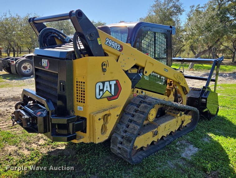 image for item DV1288 2020 Caterpillar 299D3 XE tracked skid steer loader