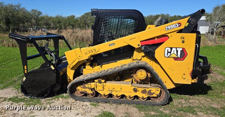 image for item DV1288 2020 Caterpillar 299D3 XE tracked skid steer loader
