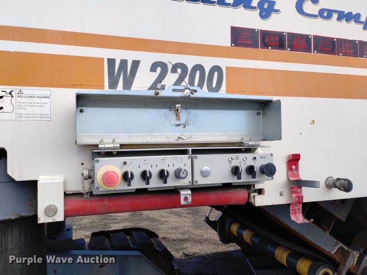 image for item DV6651 2010 Wirtgen W 2200 milling machine