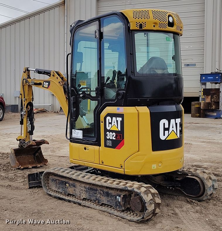 image for item DV6652 2019 Caterpillar 302CR mini excavator
