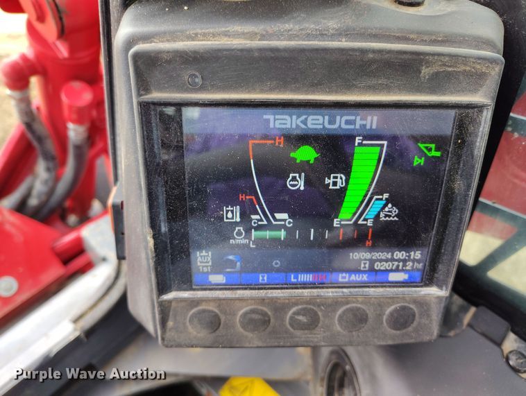 image for item DV6655 2021 Takeuchi TL12V2 tracked skid steer loader