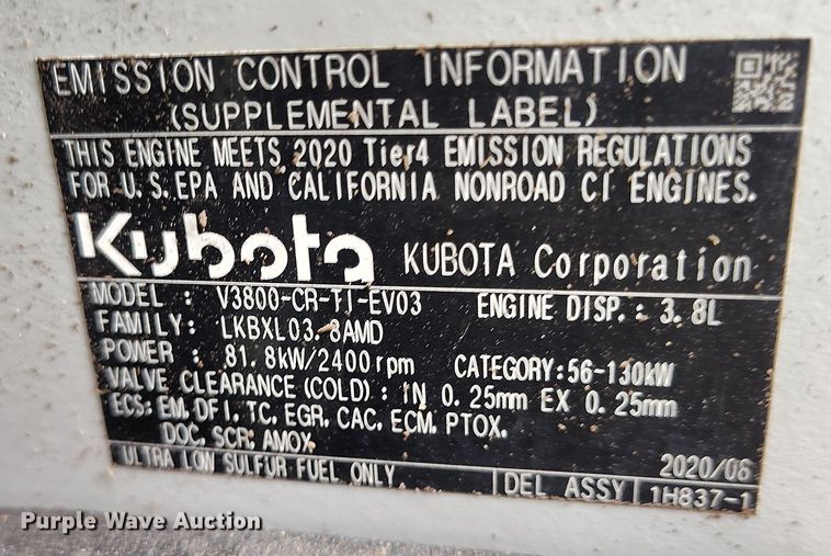 image for item DV6655 2021 Takeuchi TL12V2 tracked skid steer loader