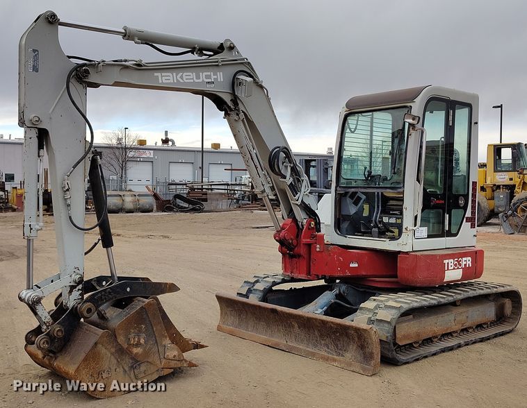 image for item DV6656 2006 Takeuchi TB53FR mini excavator