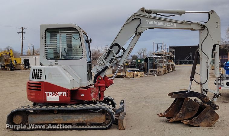 image for item DV6656 2006 Takeuchi TB53FR mini excavator