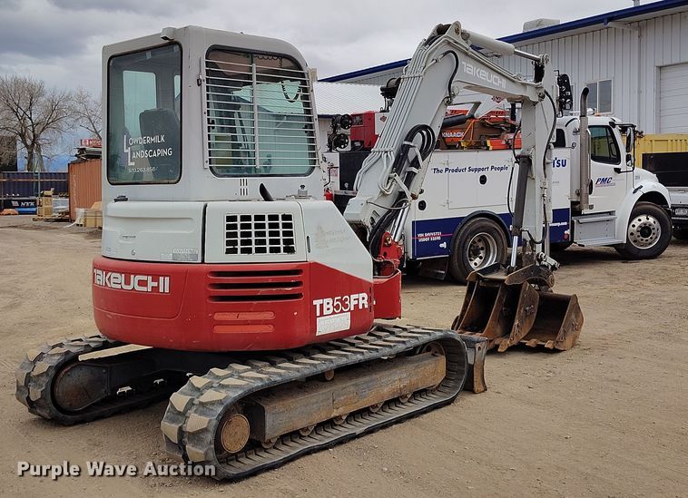 image for item DV6656 2006 Takeuchi TB53FR mini excavator