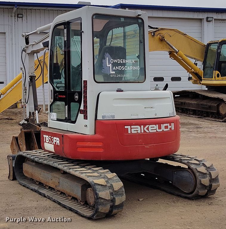 image for item DV6656 2006 Takeuchi TB53FR mini excavator