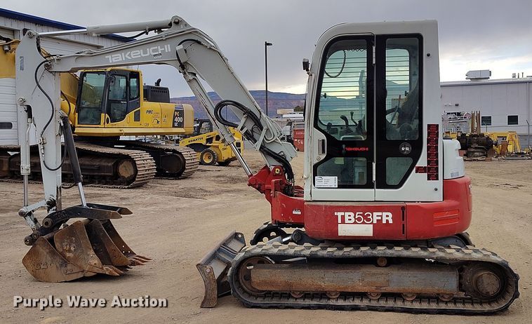 image for item DV6656 2006 Takeuchi TB53FR mini excavator