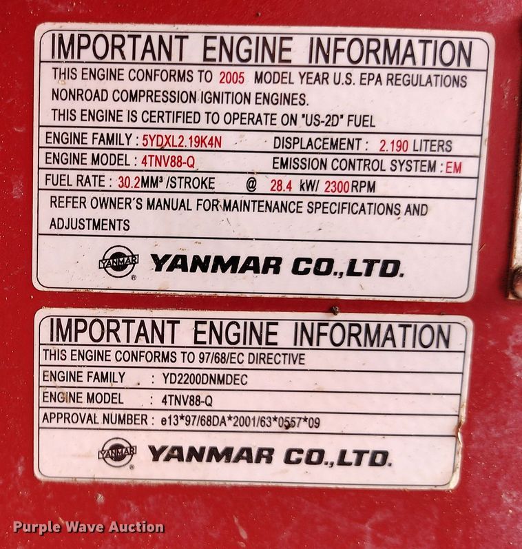 image for item DV6656 2006 Takeuchi TB53FR mini excavator