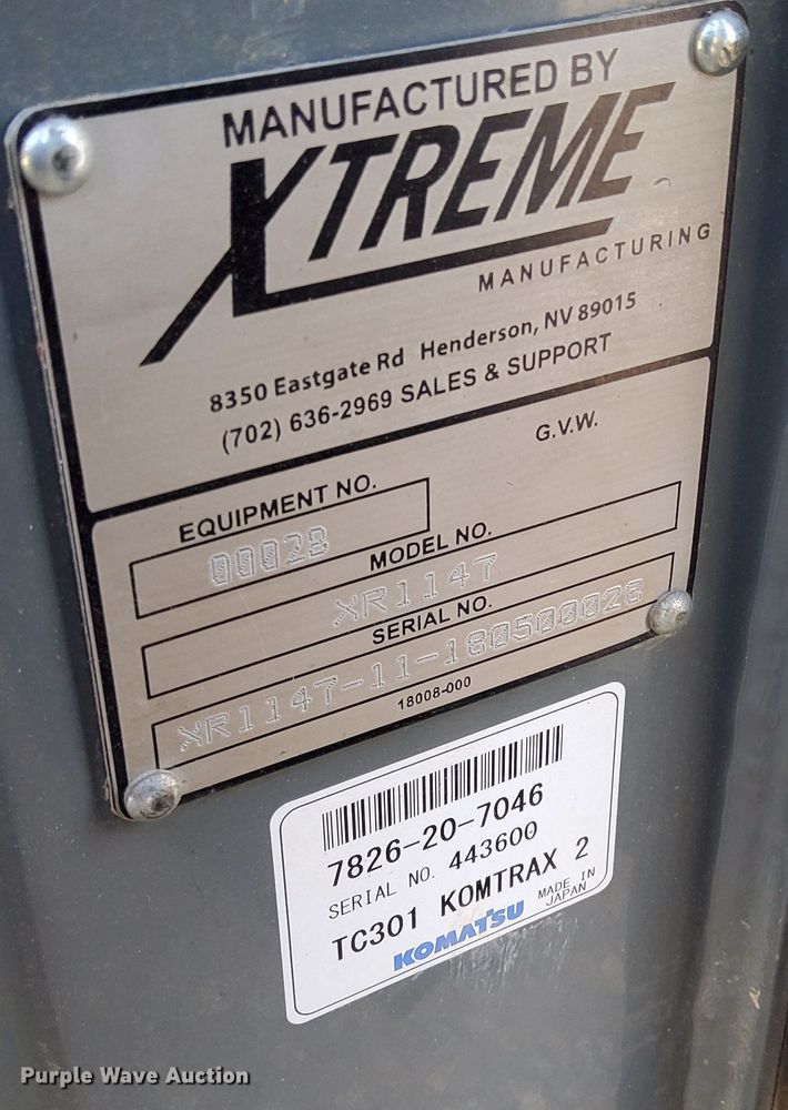 image for item DV6675 2018 Xtreme XR1147 telehandler