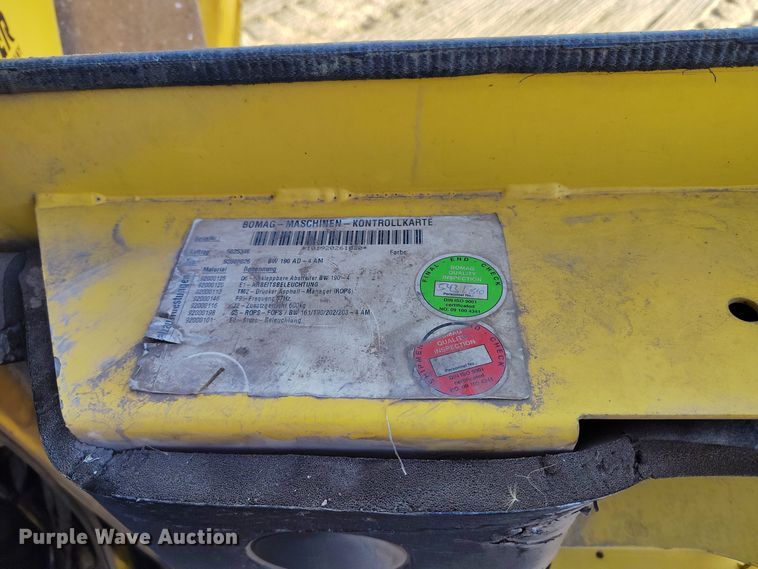 image for item DV6676 2006 Bomag BW 190 AD-4 double drum vibratory roller