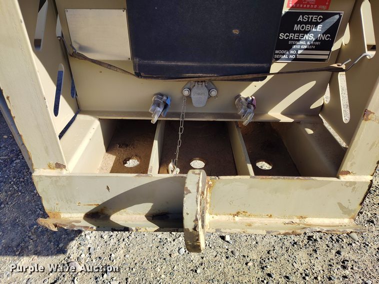 image for item DV6677 2016 Astec KDS 710 screening plant