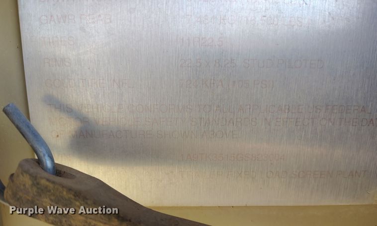 image for item DV6677 2016 Astec KDS 710 screening plant