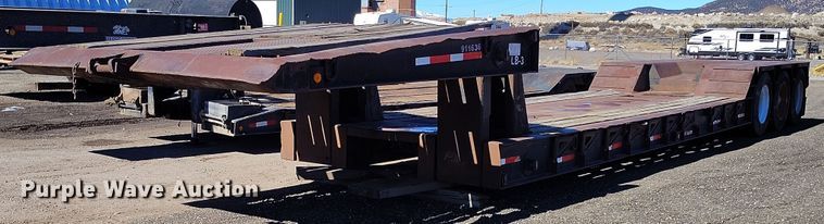 image for item DV6707 1993 Atoka 22 FNE 50 3 lowboy equipment trailer