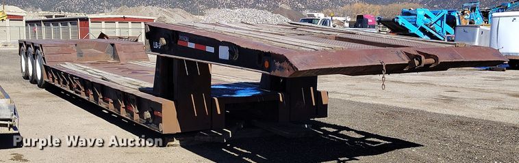 image for item DV6707 1993 Atoka 22 FNE 50 3 lowboy equipment trailer