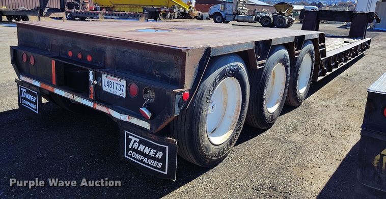 image for item DV6707 1993 Atoka 22 FNE 50 3 lowboy equipment trailer