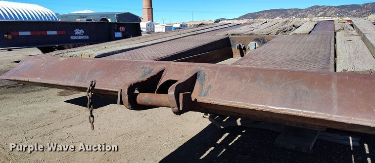 image for item DV6707 1993 Atoka 22 FNE 50 3 lowboy equipment trailer