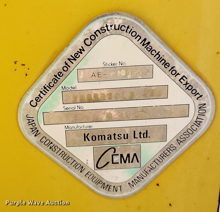 image for item DV6719 2005 Komatsu PC228USLC-3 excavator