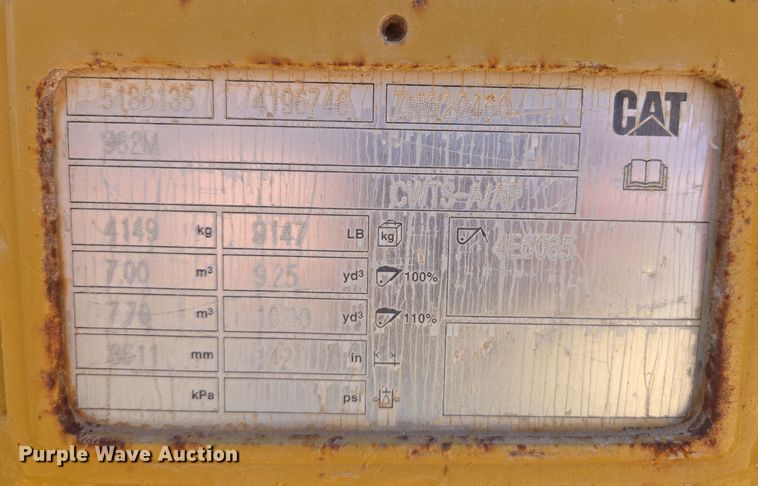 image for item DW1814 2021 Caterpillar 982M wheel loader