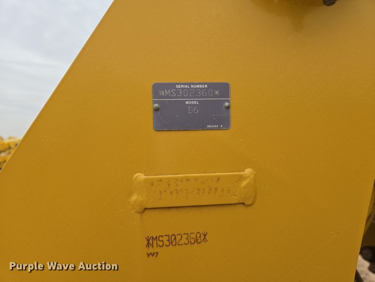 image for item DW1816 2020 Caterpillar D6 dozer