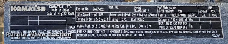 image for item DW1821 2018 Komatsu D65EXi-18 dozer