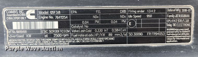 image for item DW1827 2019 JLG 1055 telehandler
