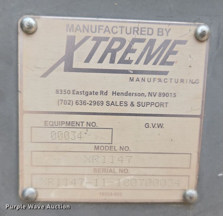 image for item DW1829 2018 Xtreme XR1147-B telehandler