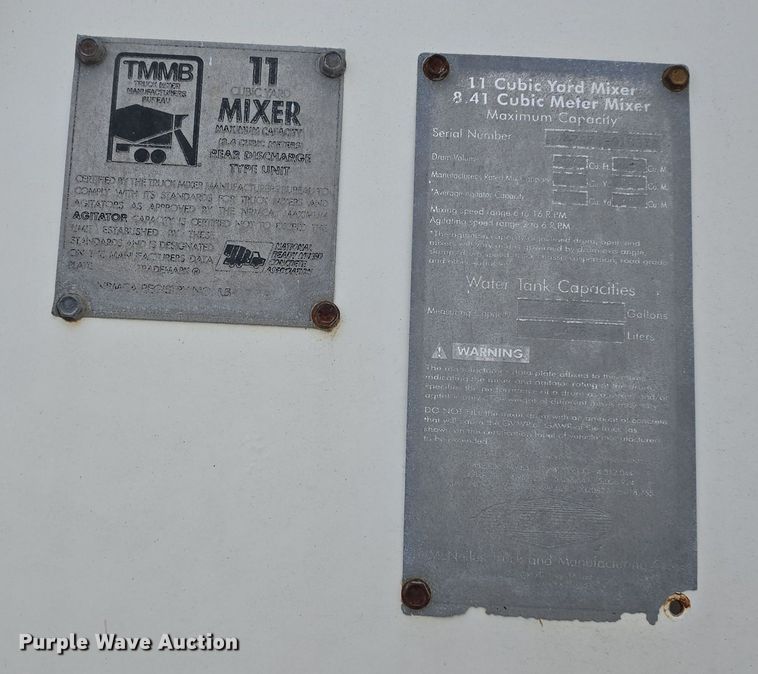 image for item DW3132 1998 Mack RD690S ready mix truck