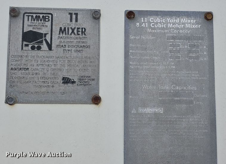 image for item DW3132 1998 Mack RD690S ready mix truck