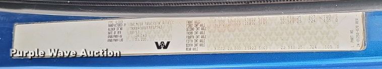 image for item DW3138 2014 Western Star 4900 EX glider kit dump truck