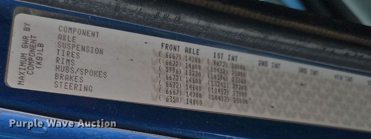 image for item DW3138 2014 Western Star 4900 EX glider kit dump truck