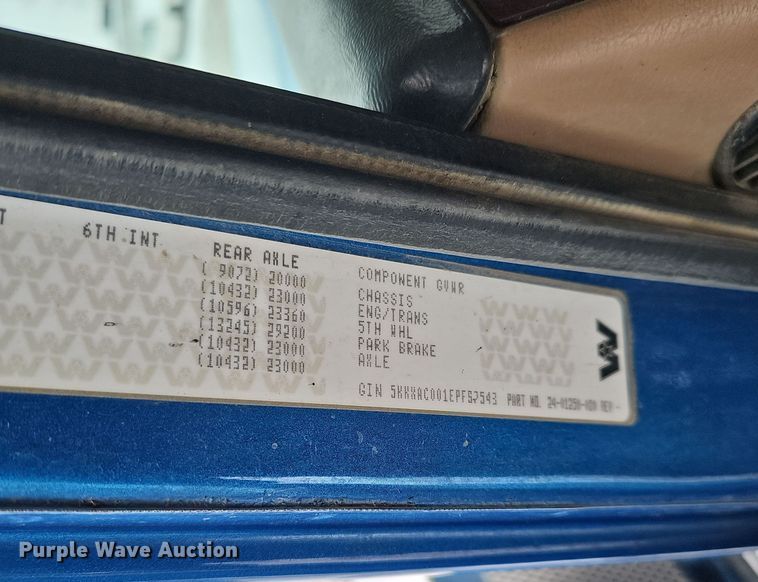 image for item DW3138 2014 Western Star 4900 EX glider kit dump truck