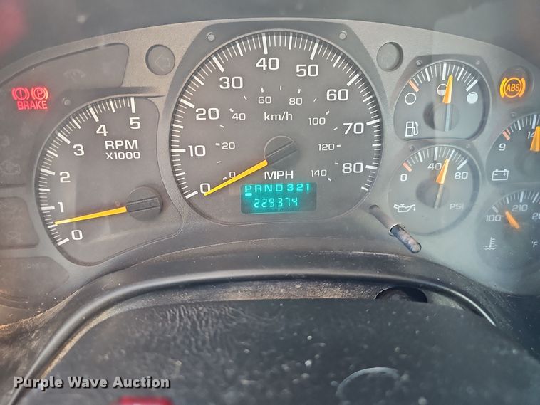 image for item DW3164 2003 GMC C4500 flatbed truck