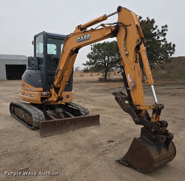 image for item DW3180 2013 Case CX36B ZTS mini excavator