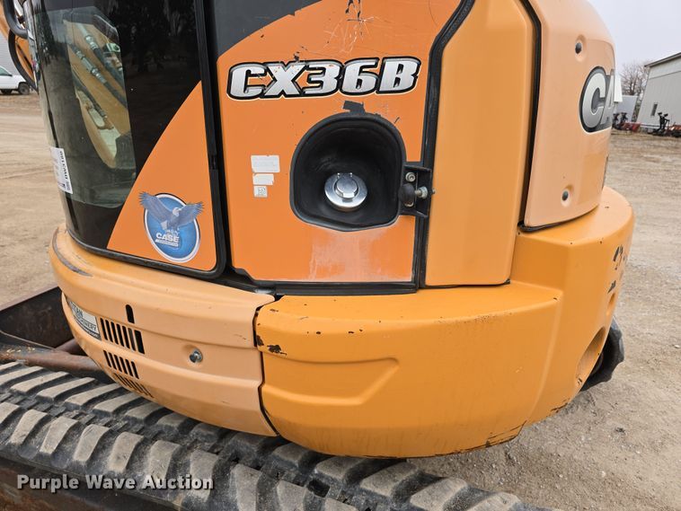 image for item DW3180 2013 Case CX36B ZTS mini excavator