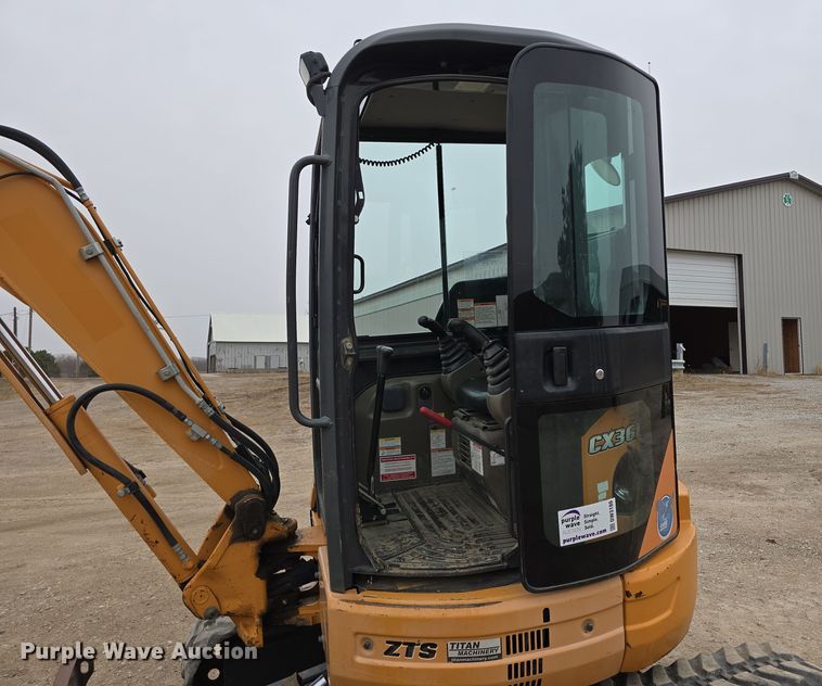 image for item DW3180 2013 Case CX36B ZTS mini excavator