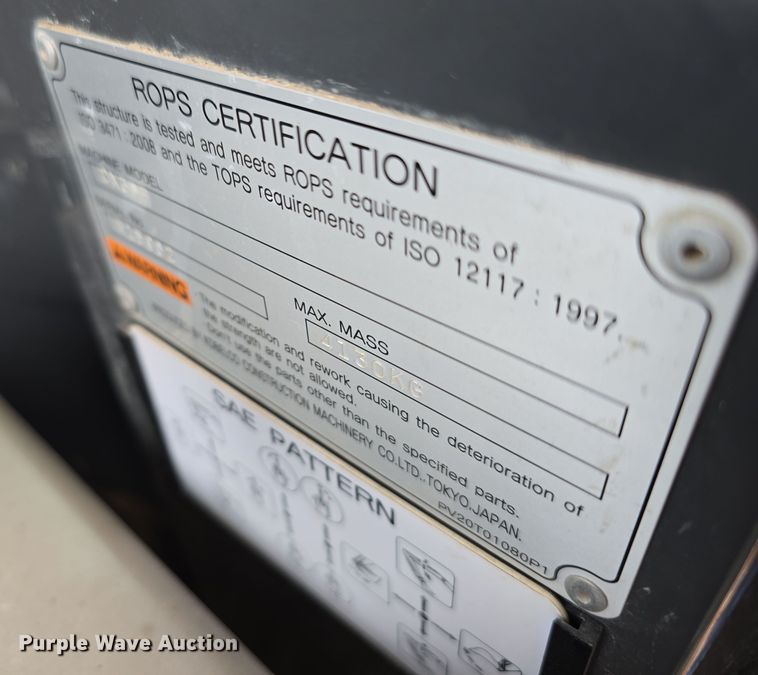 image for item DW3180 2013 Case CX36B ZTS mini excavator