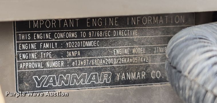 image for item DW3180 2013 Case CX36B ZTS mini excavator